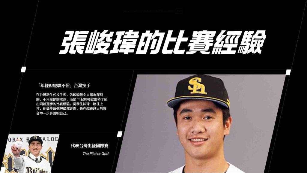 張峻瑋的比賽經驗